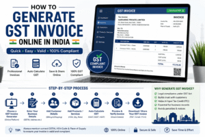 How To Generate GST Invoice Online In India