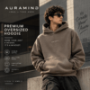 AURAMIND Premium Oversized Hoodie | Heavyweight Streetwear Hoodie for Men